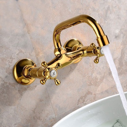 Bathroom Wall Type Basin Faucet European Style