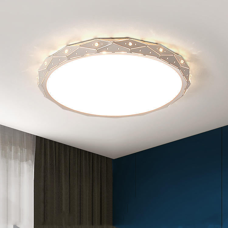 Lampes de plafond rondes à LED pour chambre de luxe légère