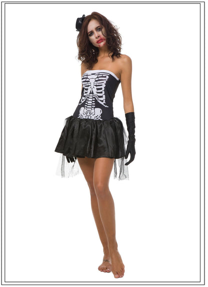 Halloween Anime Female Skeleton Wansheng Costume Role Play