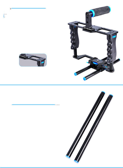 L'amortisseur bas de tir de kit d'équipement de caméra de film micro est stable