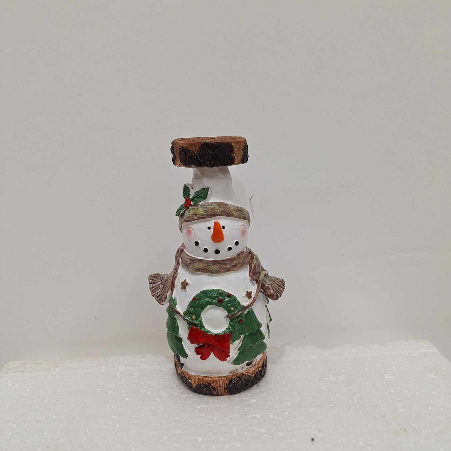 Candelabro de anciano navideño para decoración de escritorio de sala de estar y hogar