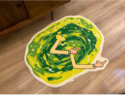 Tapis dessin animé Anime Machine lavable à la main ménage