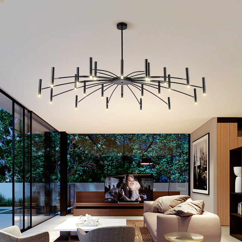 Modern Minimalist Bedroom Dining Room Art Chandelier