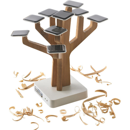 Chargeur solaire en forme d'arbre