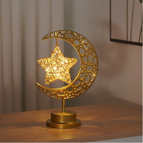 Lampe à modeler LED personnalité créative fer lune