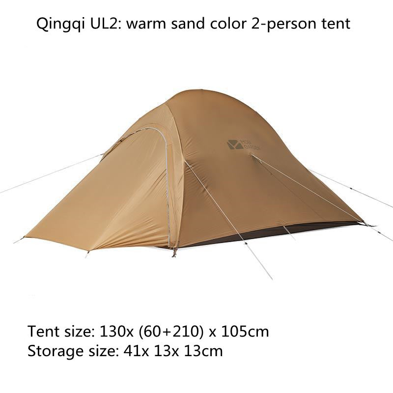 Outdoor Light Riding Tent Portable Camping One Room And One Hall