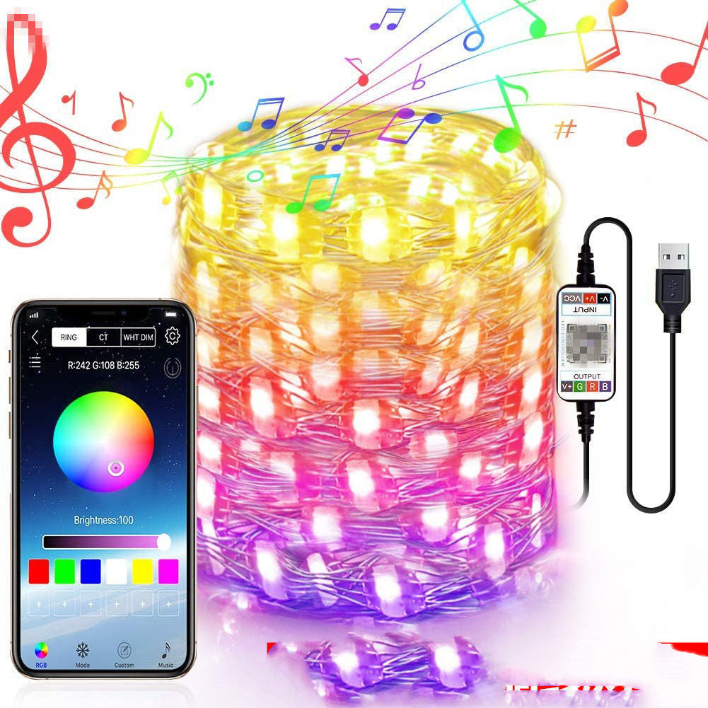 Smart Phone APP Copper Wire Light String