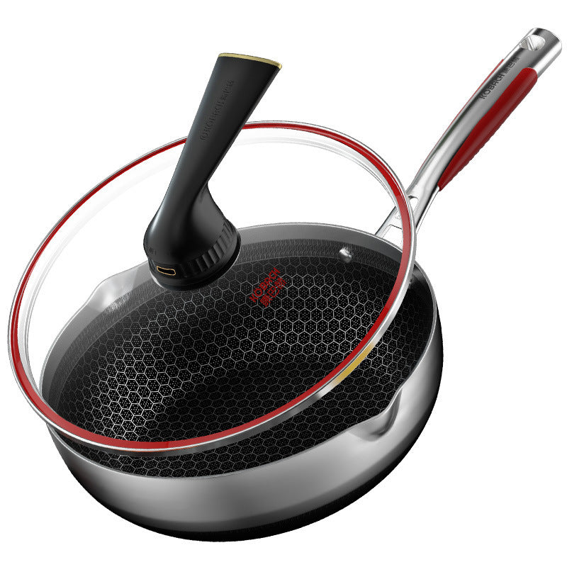 Wok Petty Pot Inox 316L Double Face Nid d'Abeille