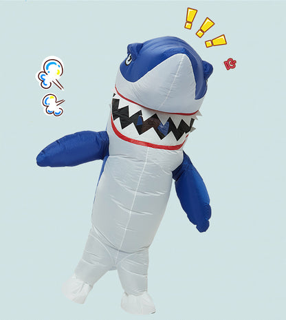 Halloween Funny Cartoon Doll Costume Big Shark