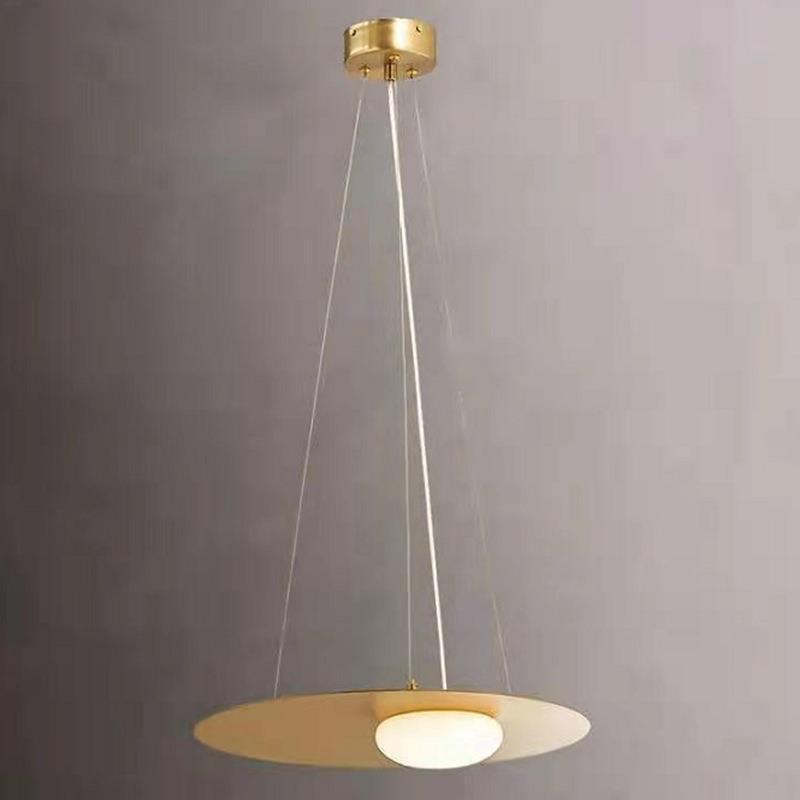 Nordic Style Bedroom Hallway Hallway Creative Designer Round Piece Chandelier