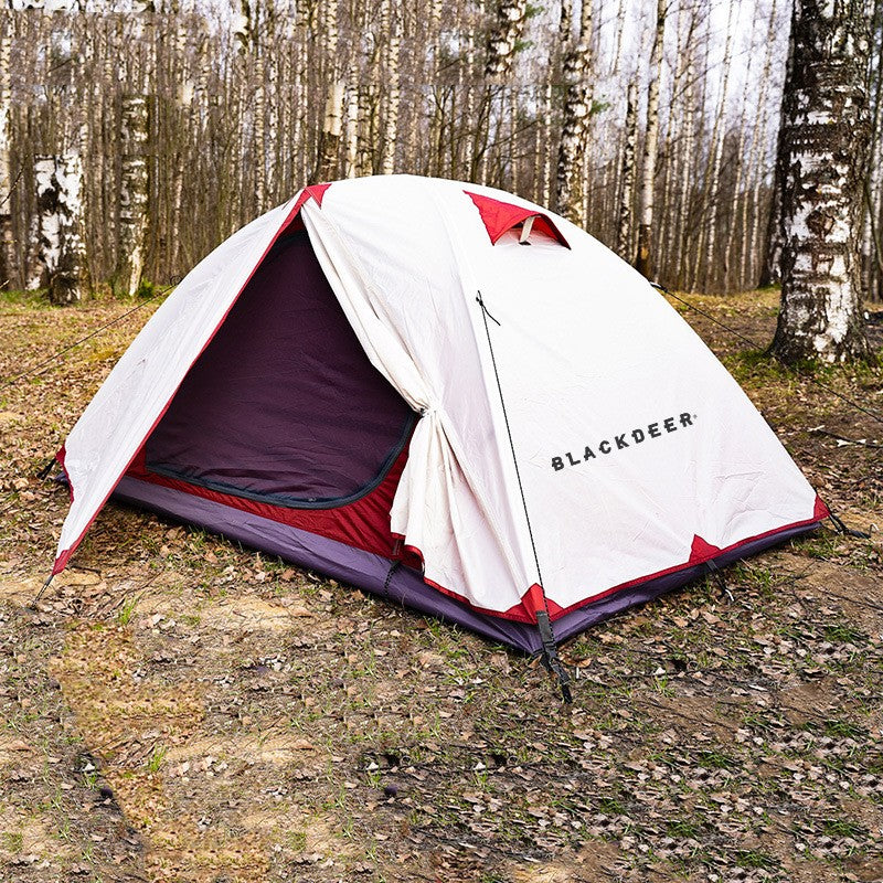 Tente de Camping en plein air, couche extérieure, résistante aux tempêtes, randonnée, voyage, Double épaisseur, Portable, quatre saisons