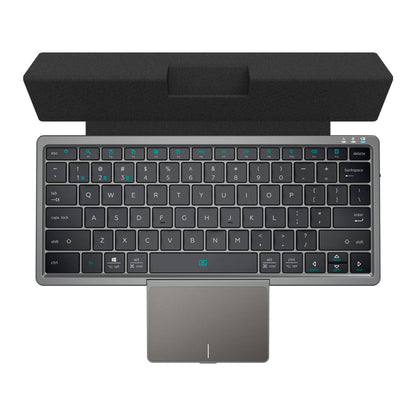 Clavier Bluetooth sans fil portable avec pavé tactile dissimulable