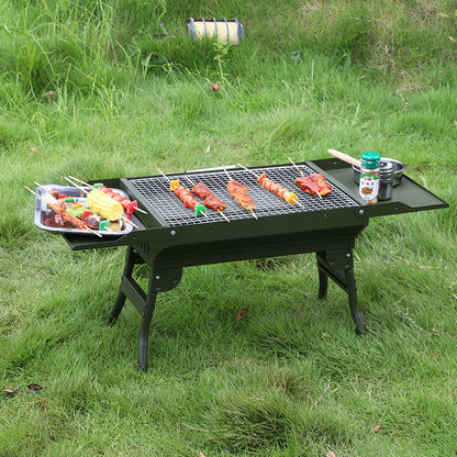 Support de barbecue pliable extérieur portable