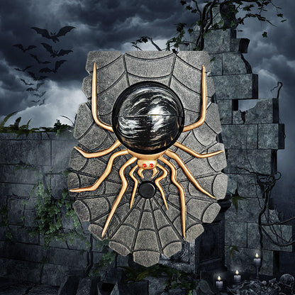 Halloween New Spider Doorbell Luminous Sound Horror Sound One-eyed Spider Doorbell