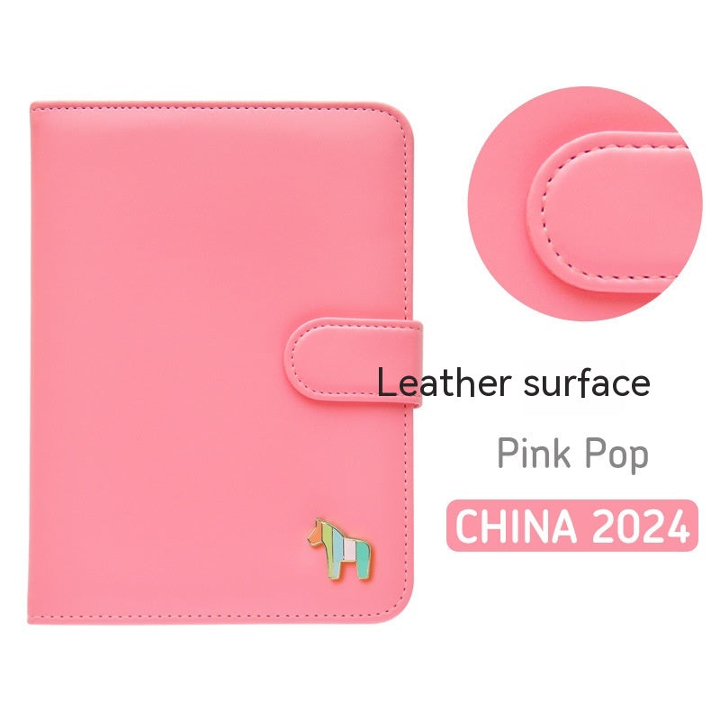 Schedule Book Leather Surface 396 Days Hand Account