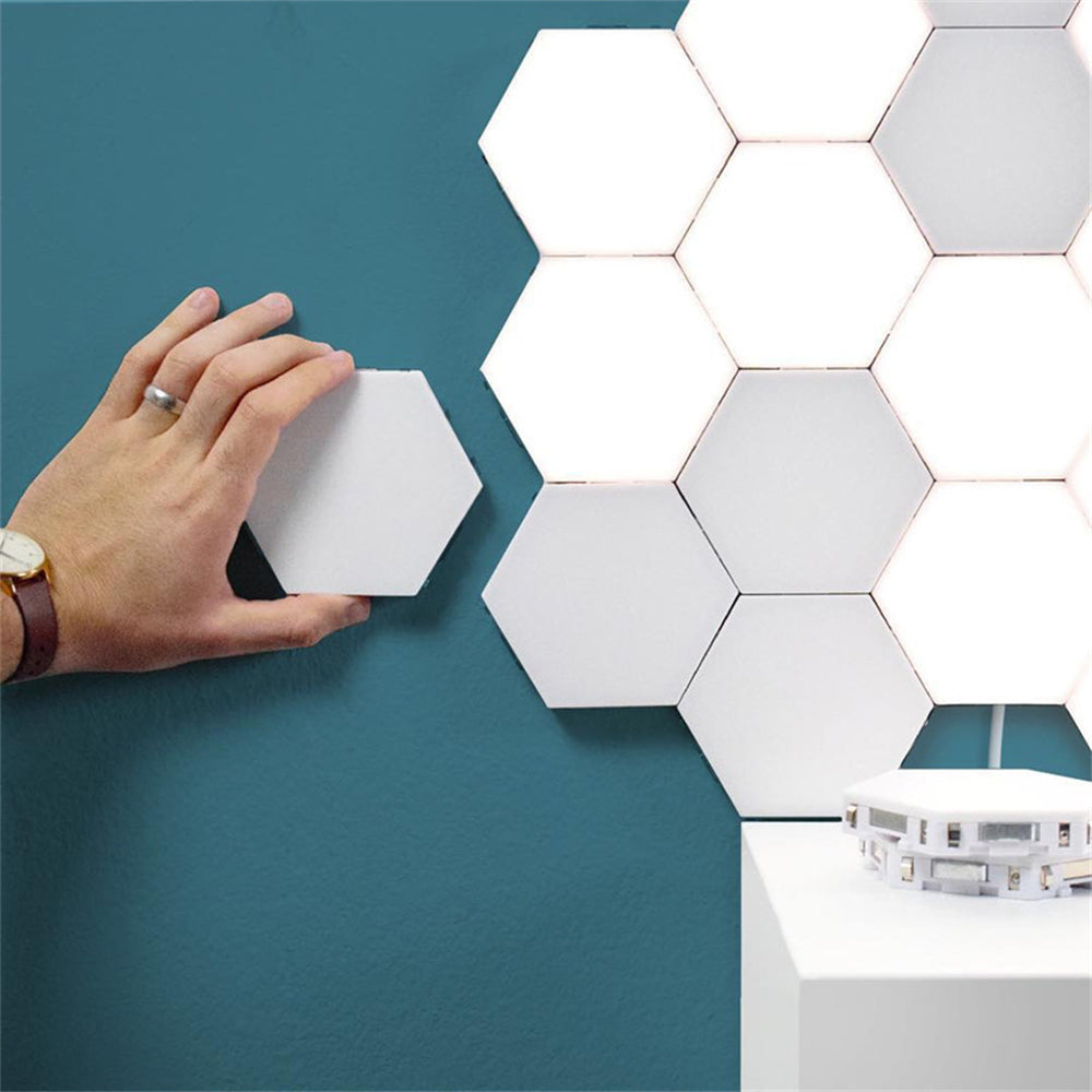 Lámpara De Nido De Abeja Quantum Touch Tik Tok Con Decoración De Pared De Fondo Creativo