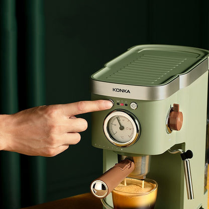 Machine à café semi-automatique à l'italienne, Extraction de vapeur pour mousse de lait