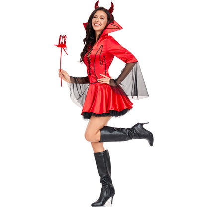 Masquerade Halloween Long Sleeve Demon Costume