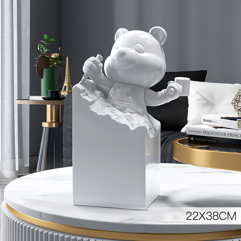 Creative Panda Living Room Decoration Ornaments Home