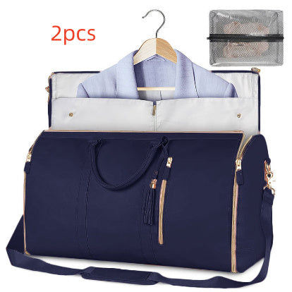 Bolso de viaje de gran capacidad, bolso de mujer, bolso plegable para traje, bolsos de ropa impermeables