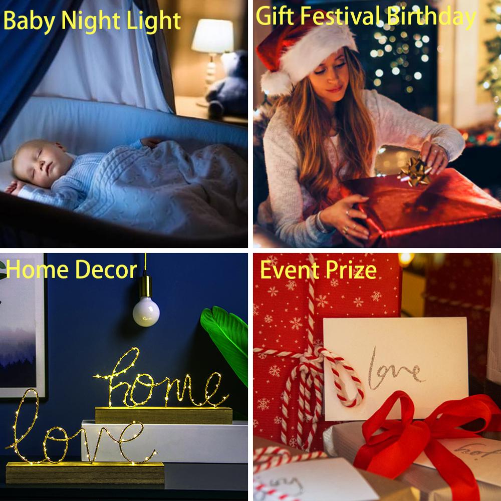 Lampe 3d personnalisée avion hologramme bébé veilleuse Cool nom personnalisation veilleuse pour enfant chambre décor 3d Led veilleuse