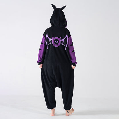 Wholesale Halloween Devil's Son One-piece Pajamas Cosplay Festival Costume Hooded Cute Home