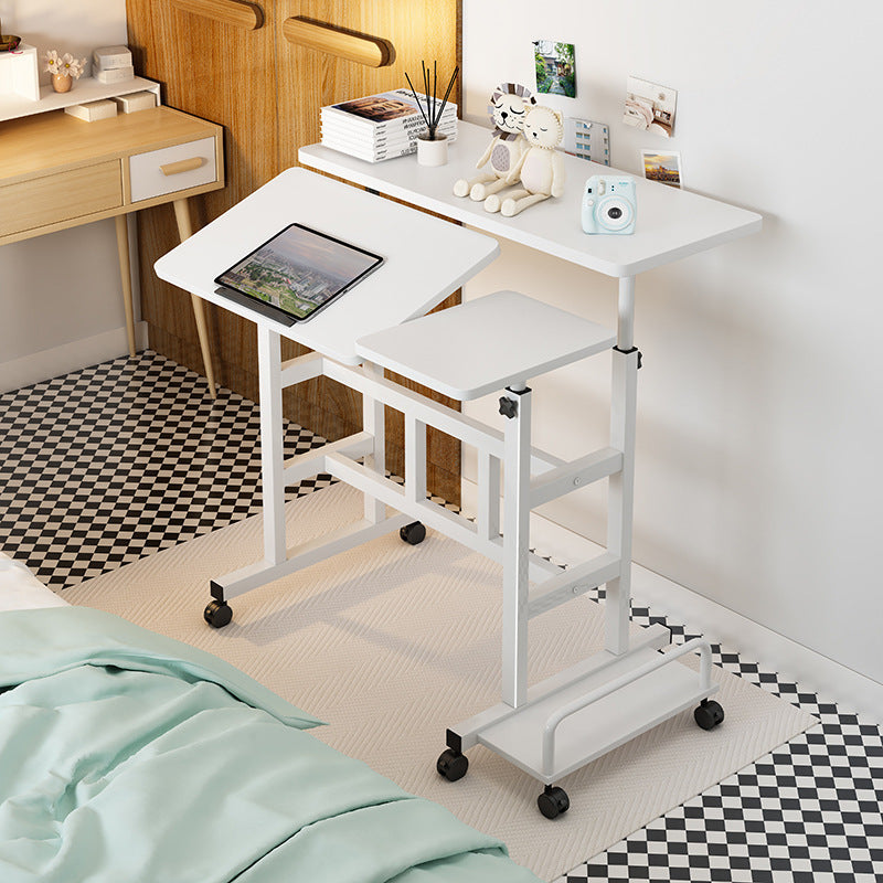 Bureau debout pliable pour ordinateur portable, bureau de chevet pour chambre à coucher, petite Table simple