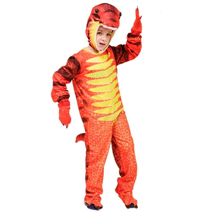 Costume de dinosaure pour enfants, accessoires de spectacle, déguisement d'Halloween, mascarade, dinosaure, cosplay, scène, fête