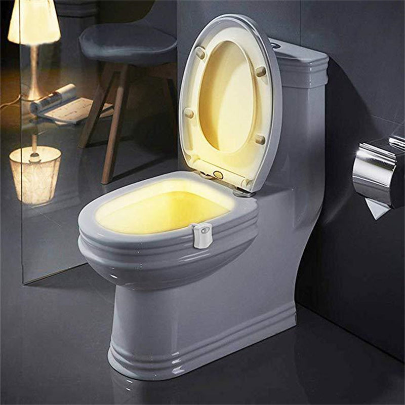 Lampe LED suspendue créative avec capteur de toilette humain, 16 couleurs, couverture de toilette