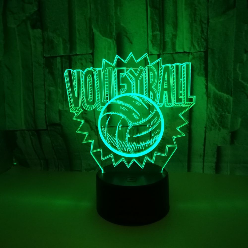 Veilleuse LED 3D volley-ball