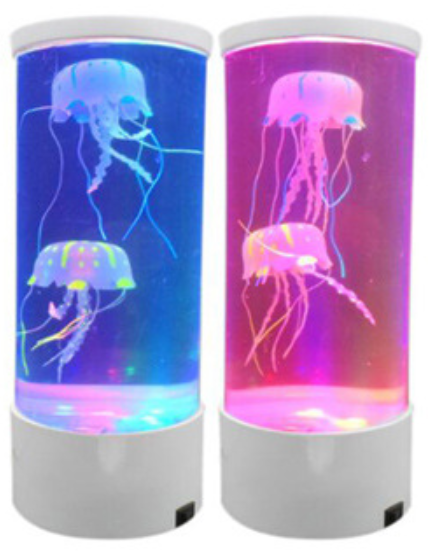 Lámpara LED para acuario de medusas, luz nocturna alimentada por USB