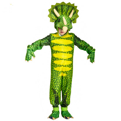 Costume de dinosaure pour enfants, accessoires de spectacle, déguisement d'Halloween, mascarade, dinosaure, cosplay, scène, fête