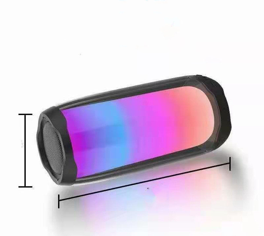 Haut-parleur Bluetooth, effet de lumière colorée, caisson de basses de carte, son de lumière colorée