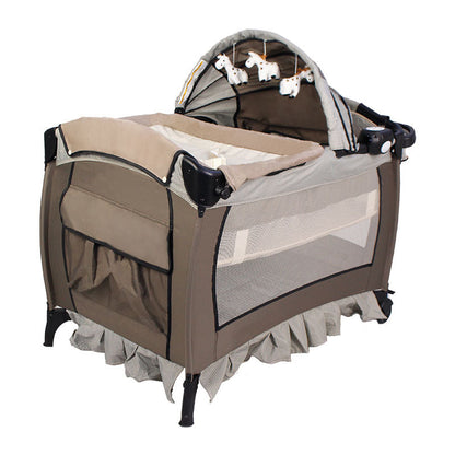 Folding Crib Multifunctional Portable Splicing Swimming Up And Down Movement