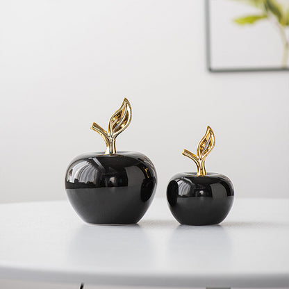 Simple Black Ceramic Home Ornaments Living Room Art Crafts Aisle Christmas Decorations