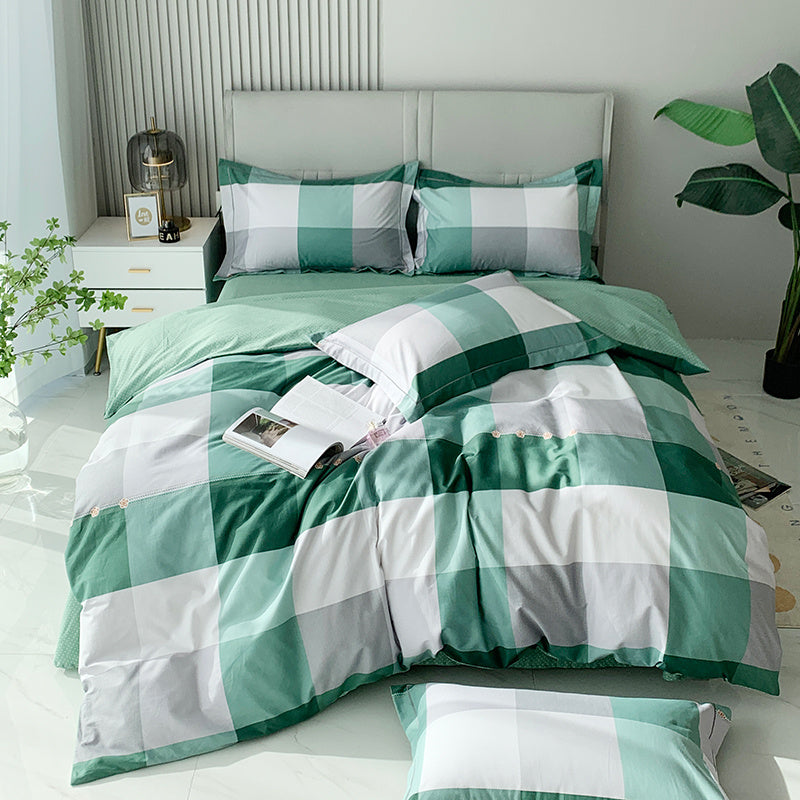 Nordic High-end 4-piece Cotton Bed Linen Quilt Cover