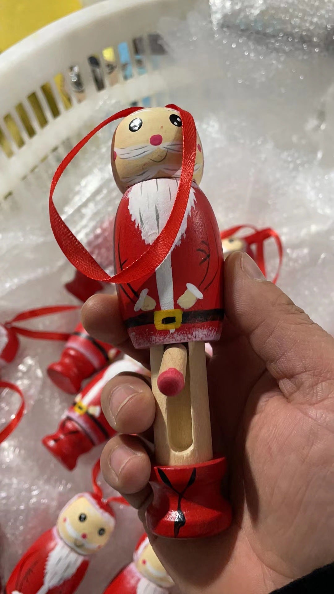 Home Fashion Simple Christmas Puppet Craft Pendant