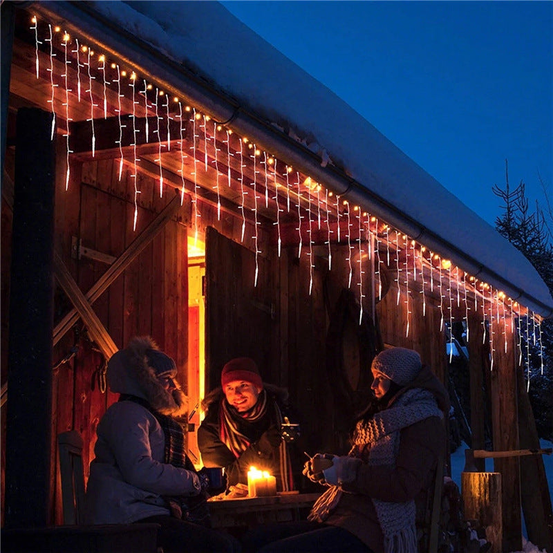 Barra de luces de carámbano, cadena de luces LED, luz decorativa para fiestas