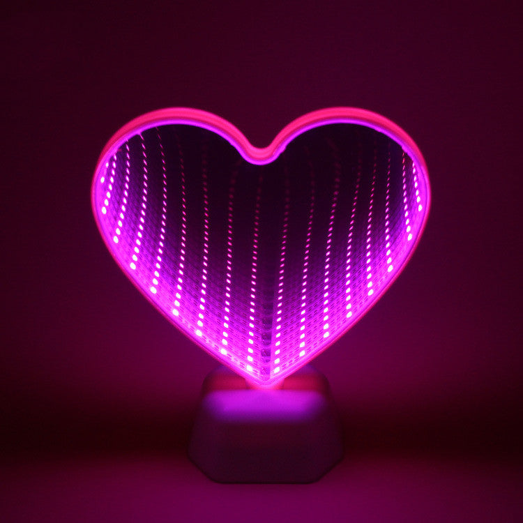 Lumière LED créative double face pour tunnel d'amour