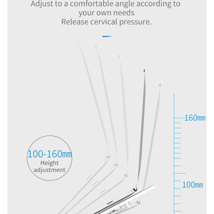 Support réglable antidérapant pour ordinateur Portable, Base Riser, 6 vitesses de hauteur, Support de refroidissement Portable pour tablette de 11 à 17 pouces