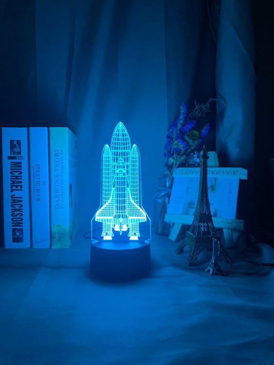 Space fighter series 3D night light