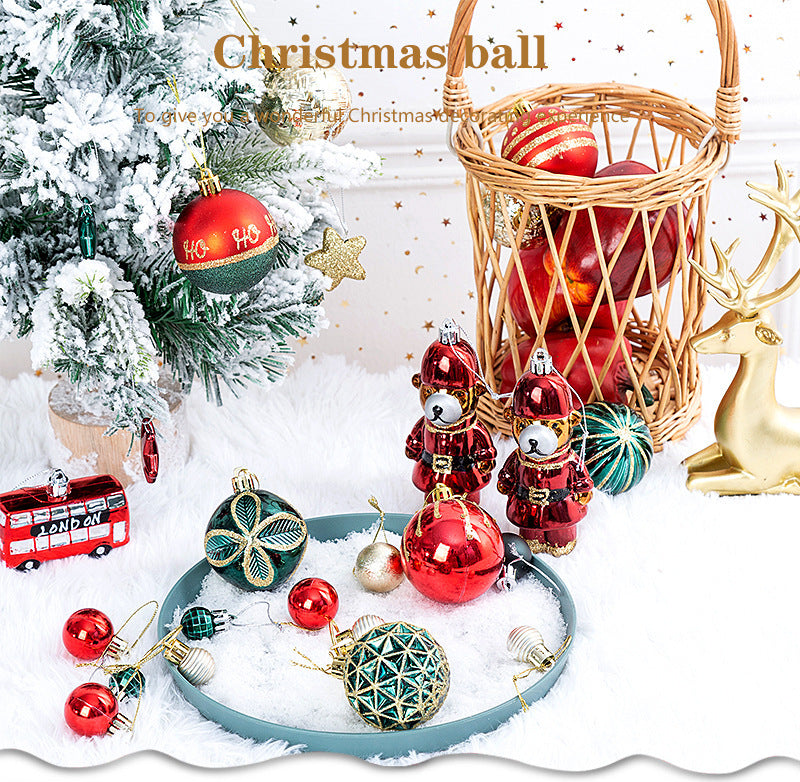 Special-shaped Painted Hanging Ball Christmas Tree Hanging Decorations