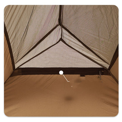 Outdoor Light Riding Tent Portable Camping One Room And One Hall