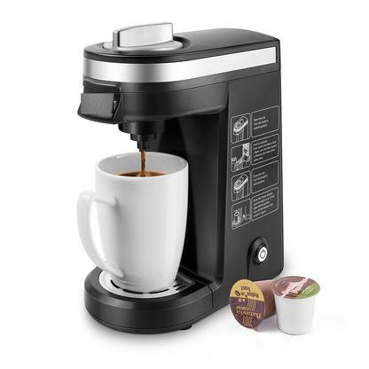 American Capsule Coffee Machine Household Hotel Single Cup Can Brew Ground