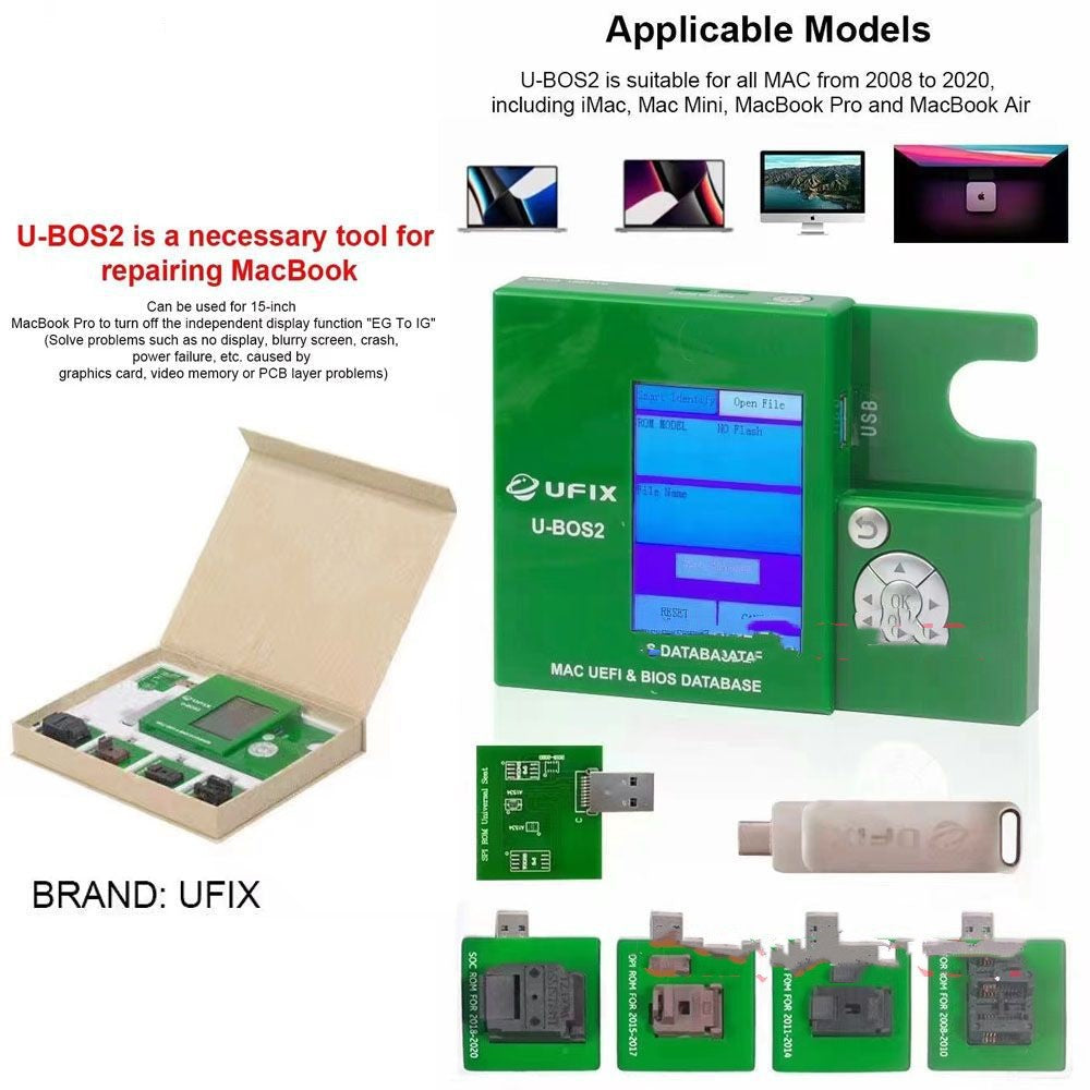 Ufix U-BOS2 para eliminar bloqueo EFI Bloqueo de firmware Bloqueo de código PIN