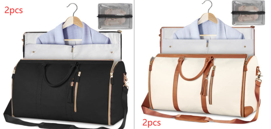 Bolso de viaje de gran capacidad, bolso de mujer, bolso plegable para traje, bolsos de ropa impermeables