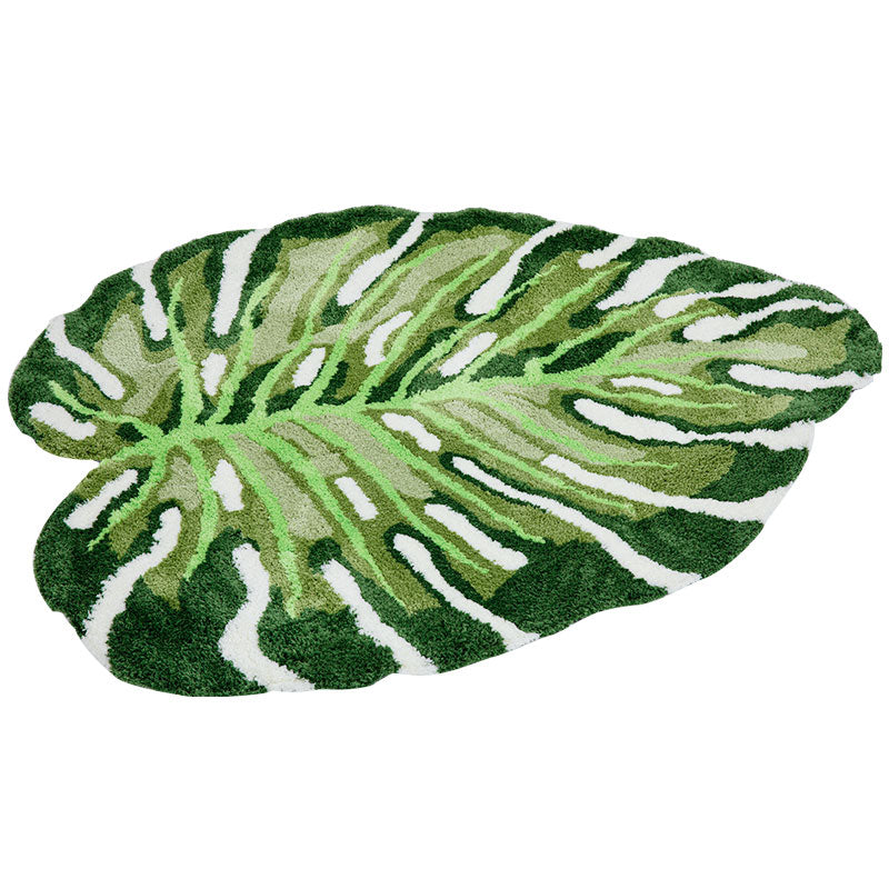 Monstera Deliciosa Ultra-fine Plush Irregular Carpet