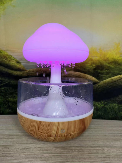 2023 New Design Raining Cloud Humidifier 400 ML Colorful Cloud Humidifier With Water Drop For Christmas Gift