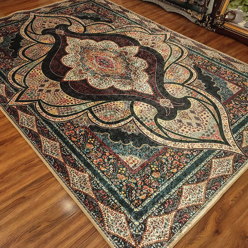 Living Room Coffee Table Vintage Persian Turkish Rug