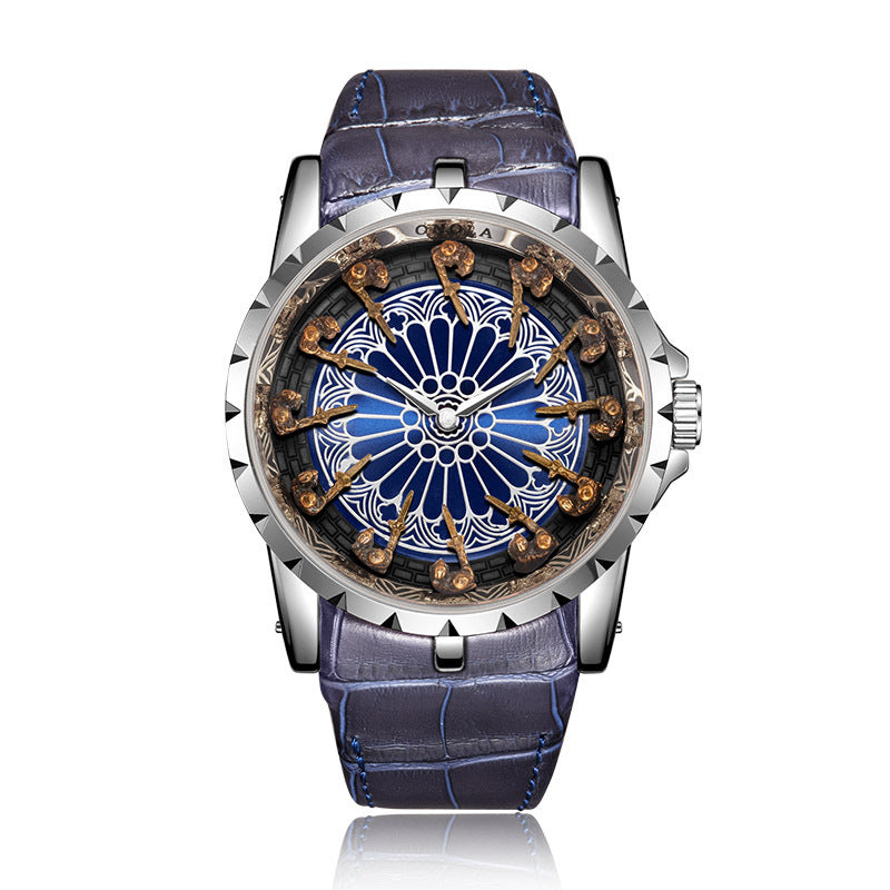 Montre à quartz unique pour hommes ONOLA Round Table Knights